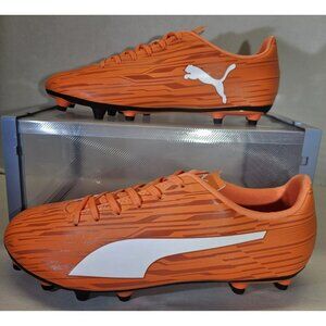 Puma Men's Fire/White/Power/Black Rapido III FG/AG  Soccer Cleats Size 11.5